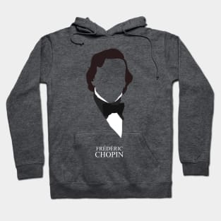 Frédéric Chopin - Minimalist Portrait Hoodie